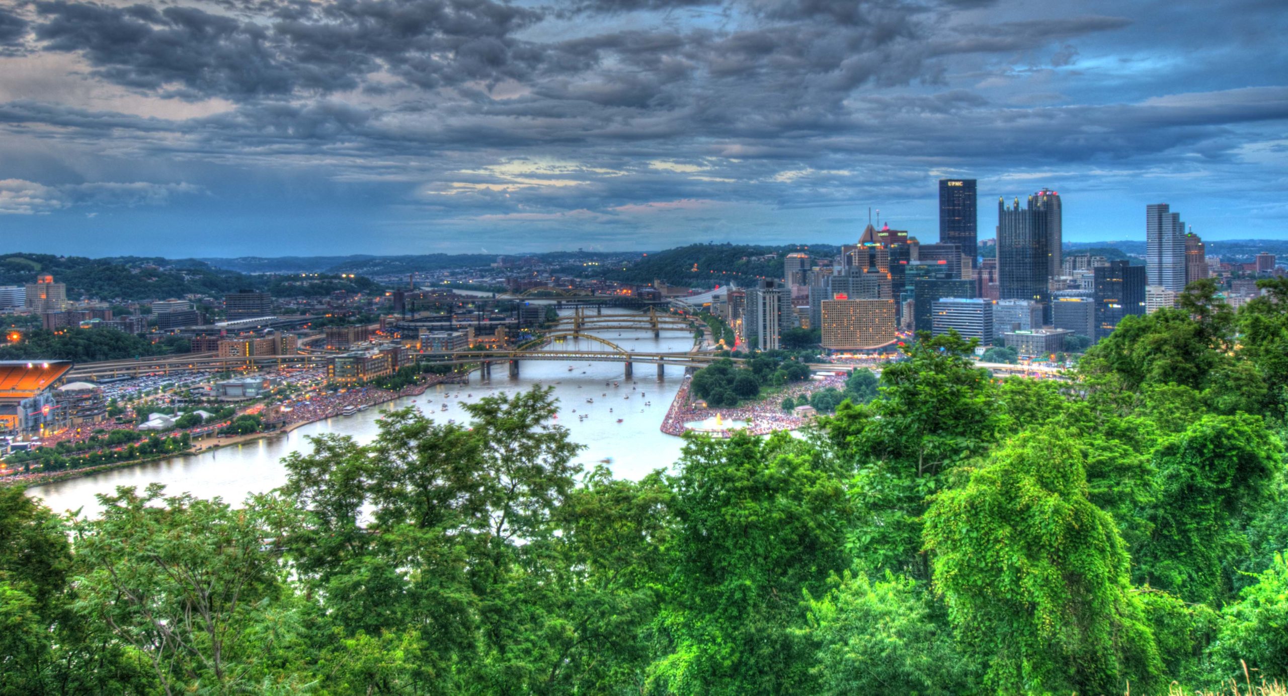 Pittsburgh skyline — Agilarc headquarters